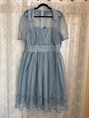 Disney Light Blue Tulle Party Dress